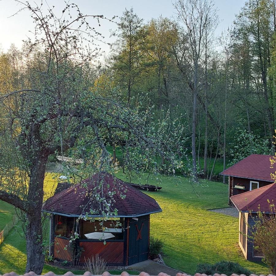 Spreewaldpension Glatz Myšyn Exteriör bild