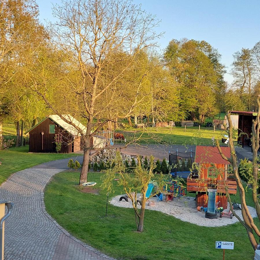 Spreewaldpension Glatz Myšyn Exteriör bild